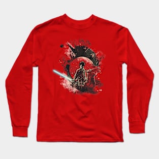 Dark side of the samurai Long Sleeve T-Shirt